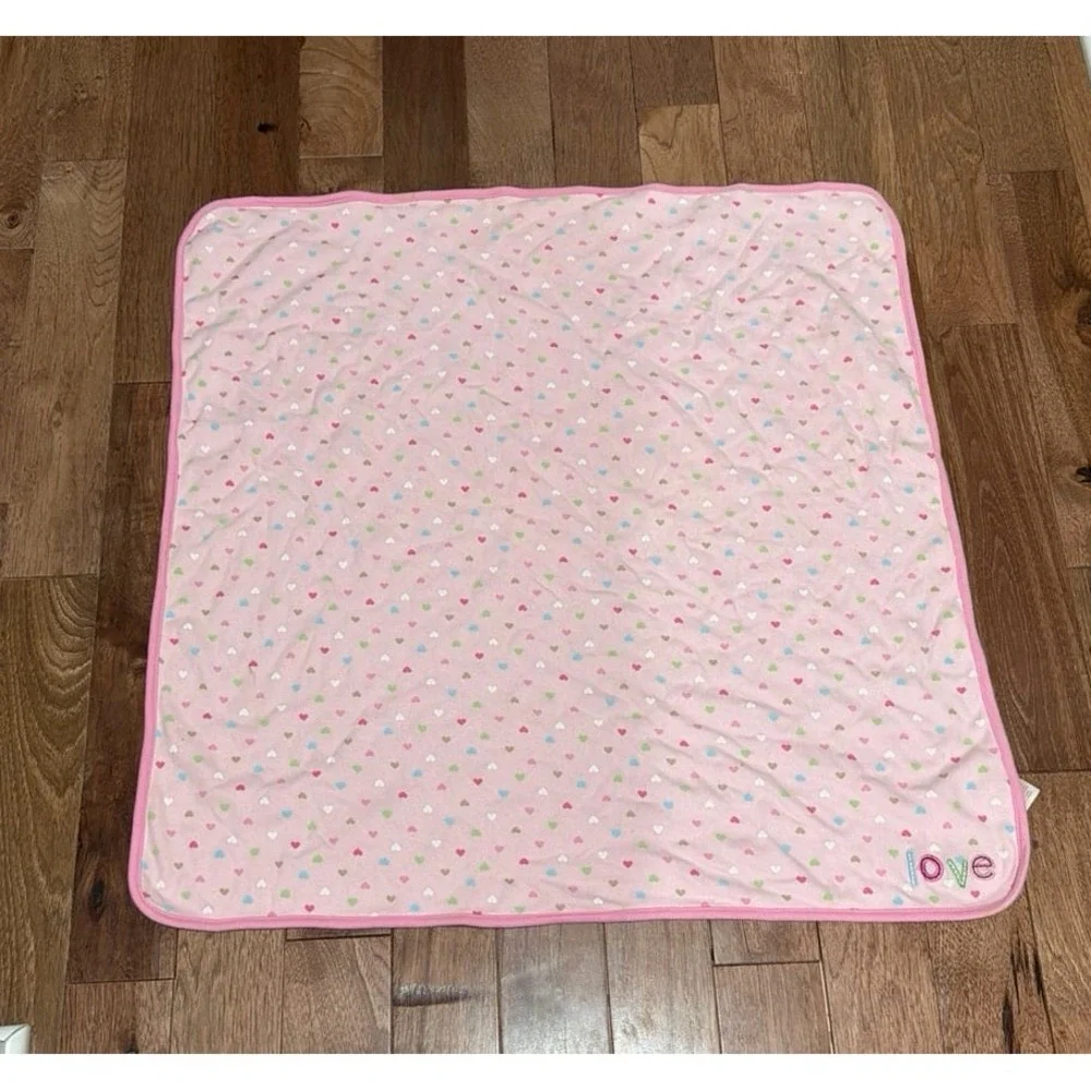 Child of Mine Carter's Pink Love Baby Blanket Hearts